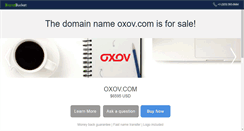 Desktop Screenshot of oxov.com