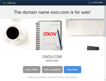Tablet Screenshot of oxov.com